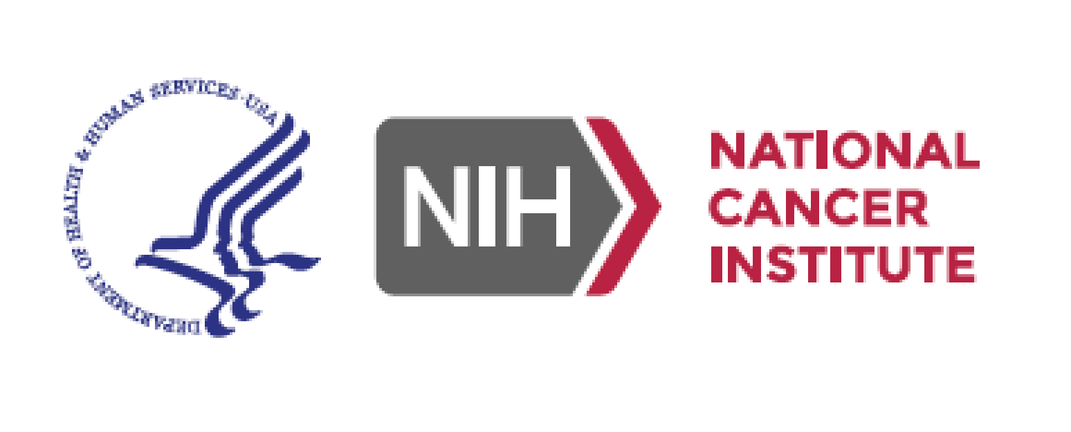 Department of Health and Human Services, NIH, and National Cancer Institute logos